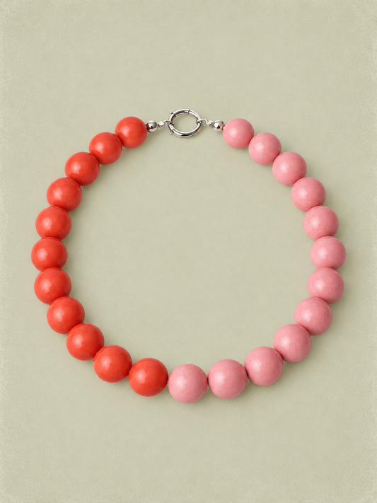 Origen Necklace Pink/Red - Sea You Free