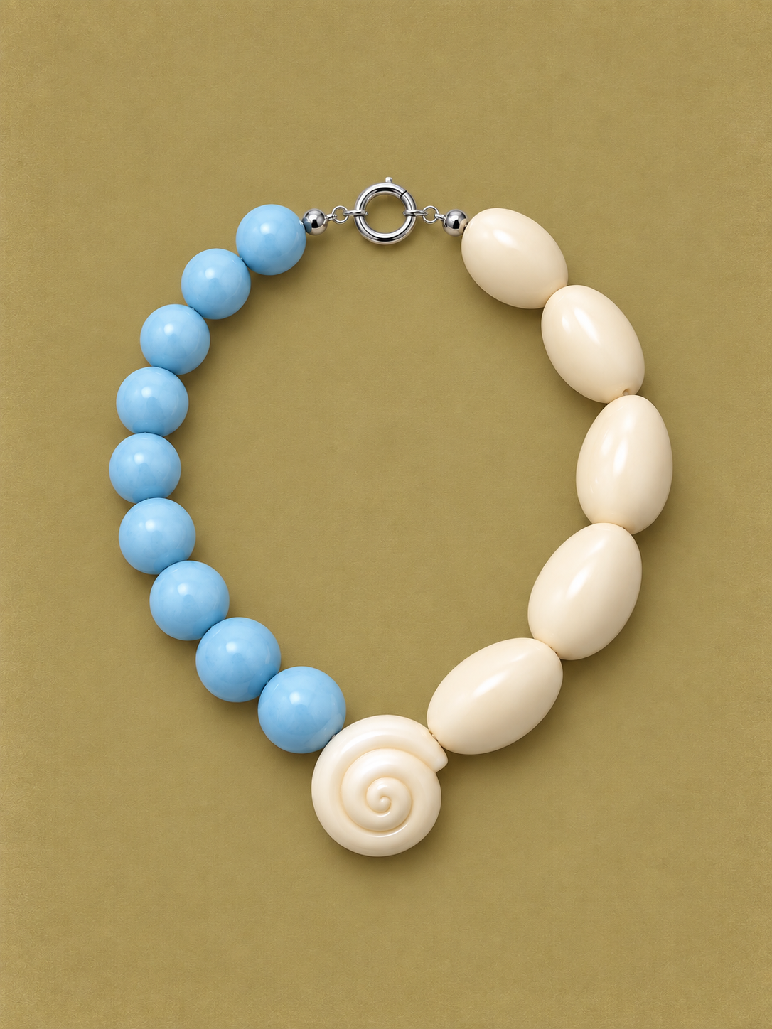 Oriana Necklace Blue/White - Sea You Free