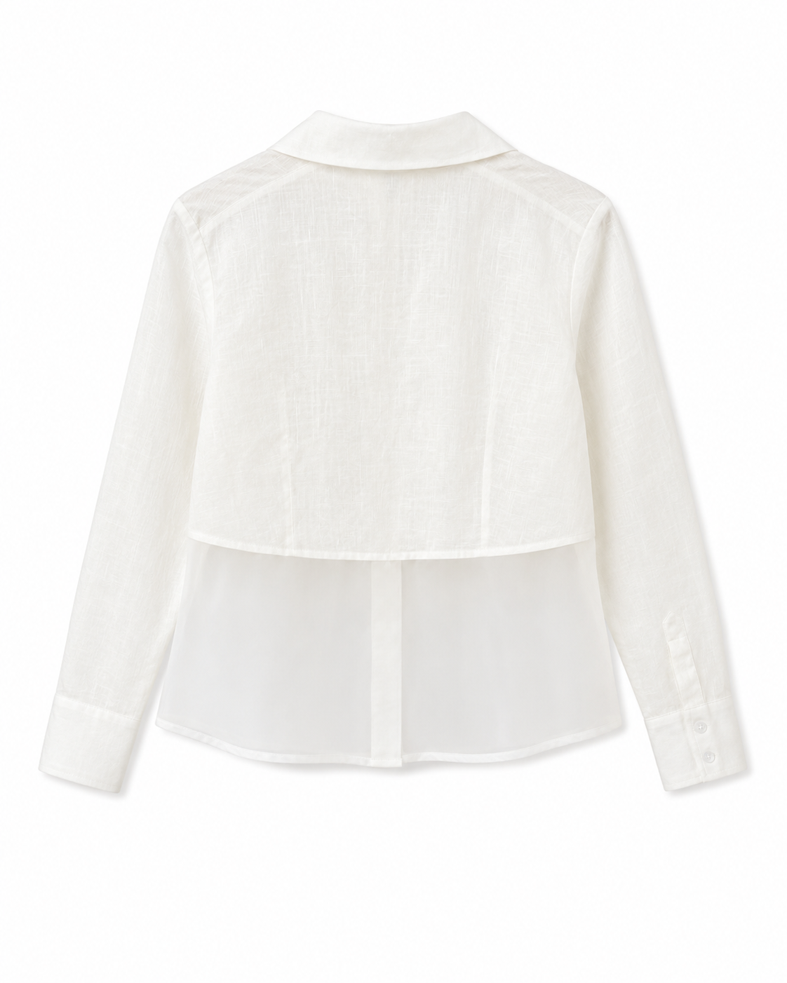 Linen-Organza Shirt - A.B.L