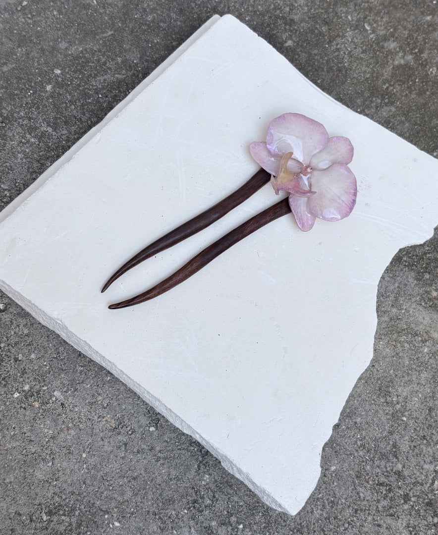 Prong Floral Japanese Hair Clip Pink - SoftenHeart