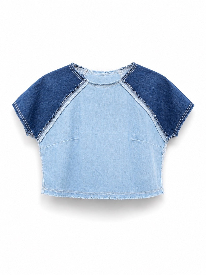 TOQUI AZUL TOP DENIM, ÚNICO