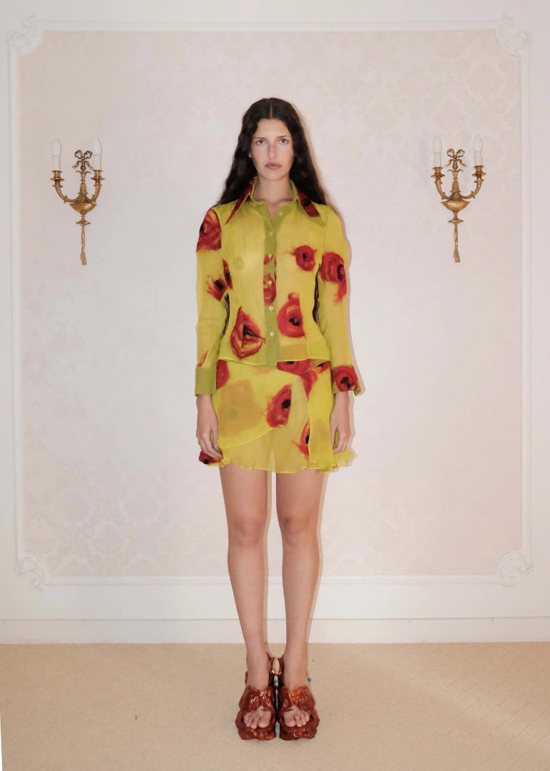 Verdant Shirt Lime Green