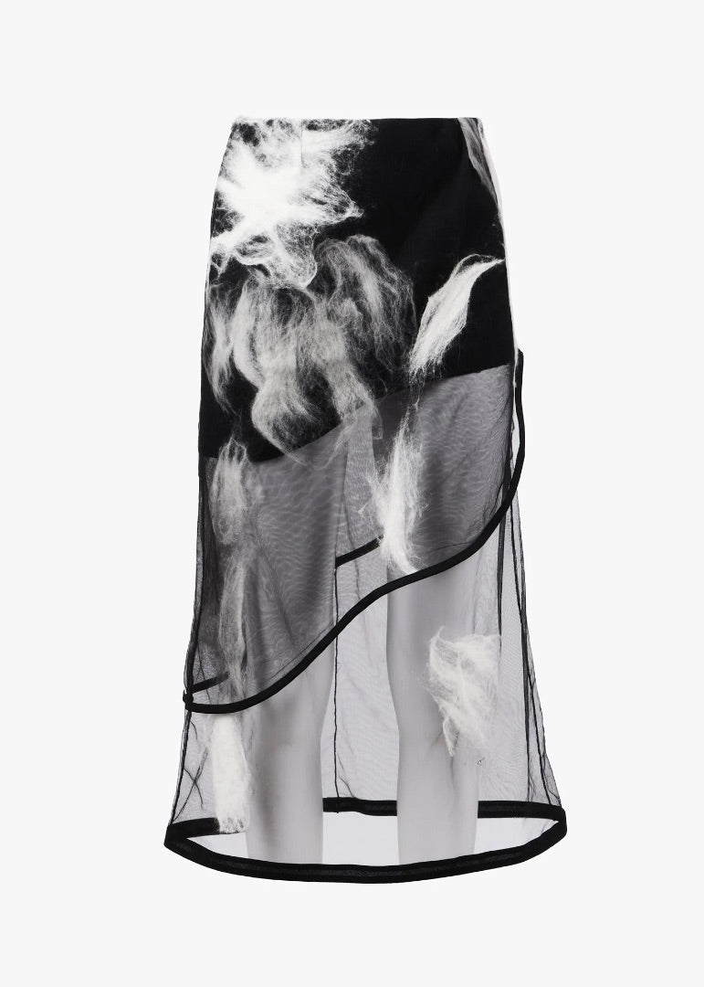 Ash Skirt Black - Cream