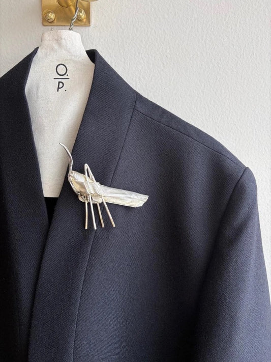 Grillo Broche - Silver