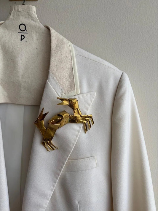 Cangrejo Broche - Gold