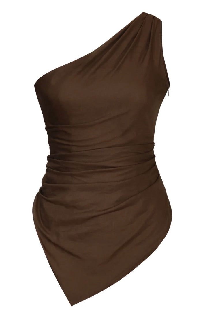 Silhouette One Shoulder Blouse
