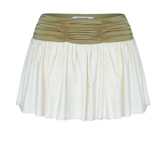 Entrechat Ruched Mini Skirt - Wayt