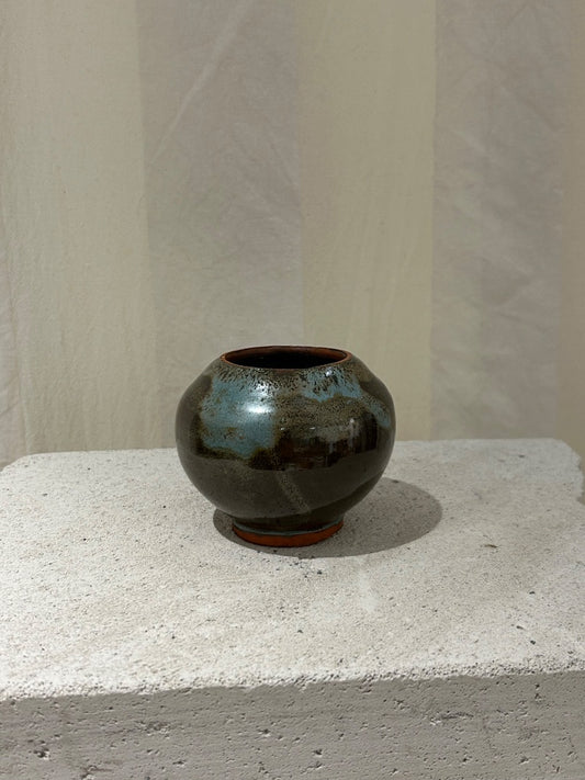 Small Painted Bowl - WashedBrown