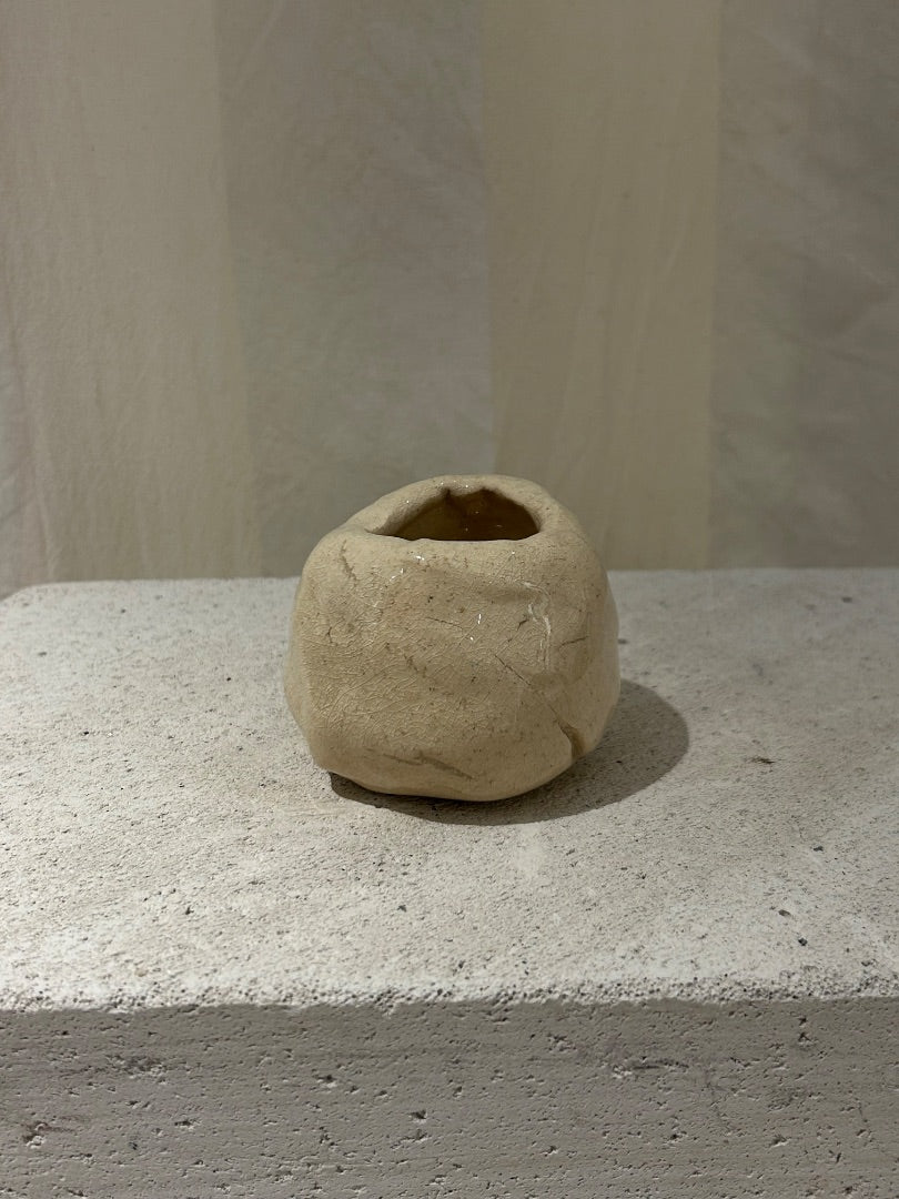 Small Painted Bowl - White