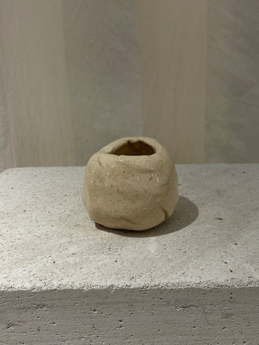 Small Painted Bowl - White