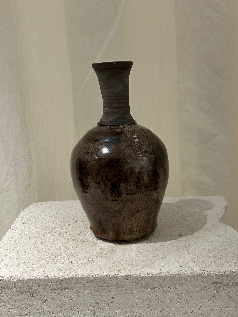 Large Grey Two-Tone Vase - FE
