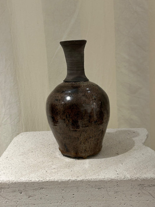 Large Grey Two-Tone Vase - FE