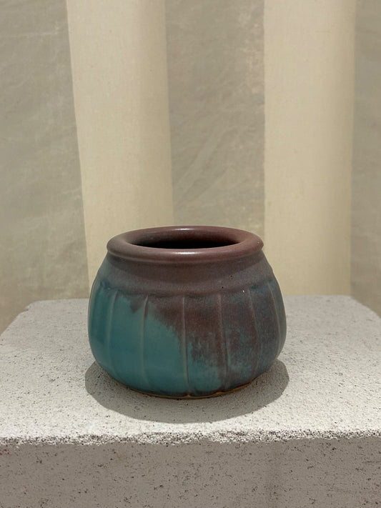 Vase Celadon "Cannelure" - Patrick Pernel