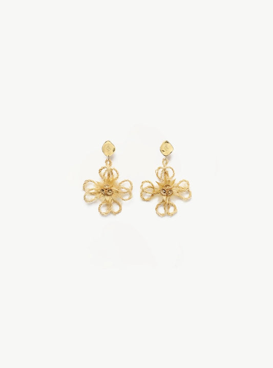 Boucles d’oreilles modèle Croix de Chance - Emma Bruschi