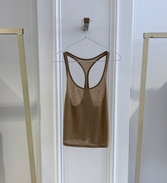 Musculosa T-Shape Almendra