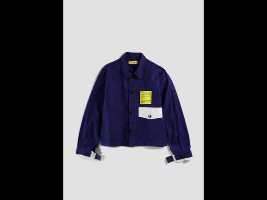 Worker Blue Crop Jacket