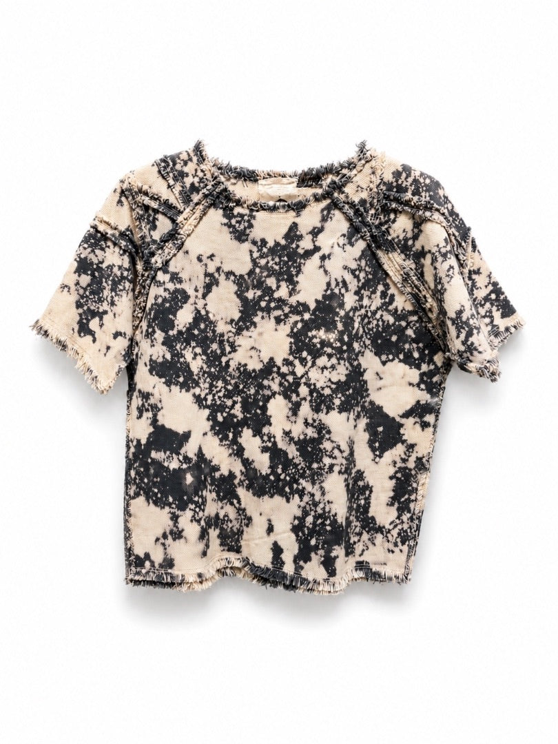 TOQUI GRIS REMERA RANGLAN PATCH