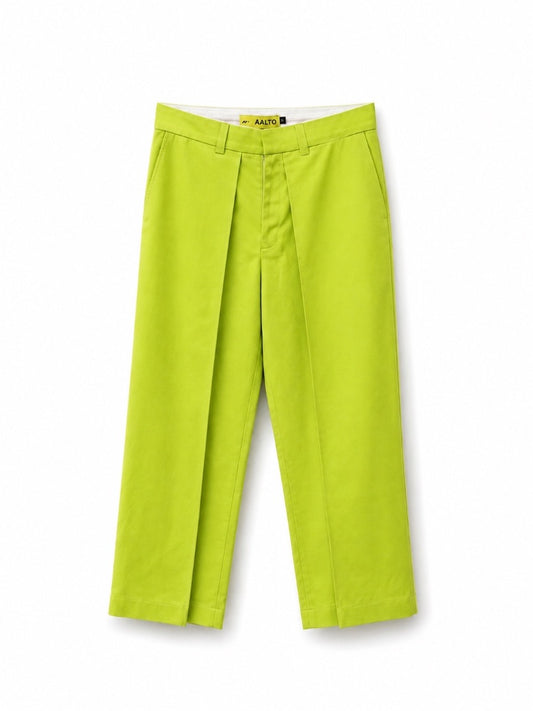 Lime Chino Pleat Pant - Aalto