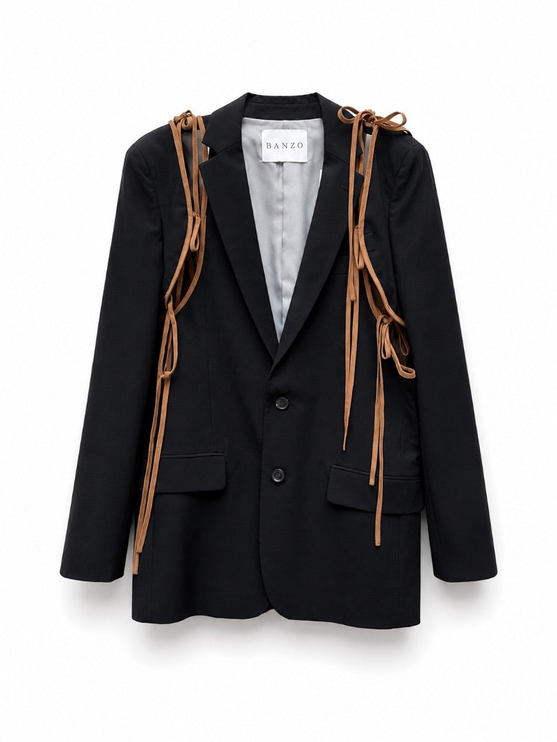 APRON BLAZER (LONG) - Multi