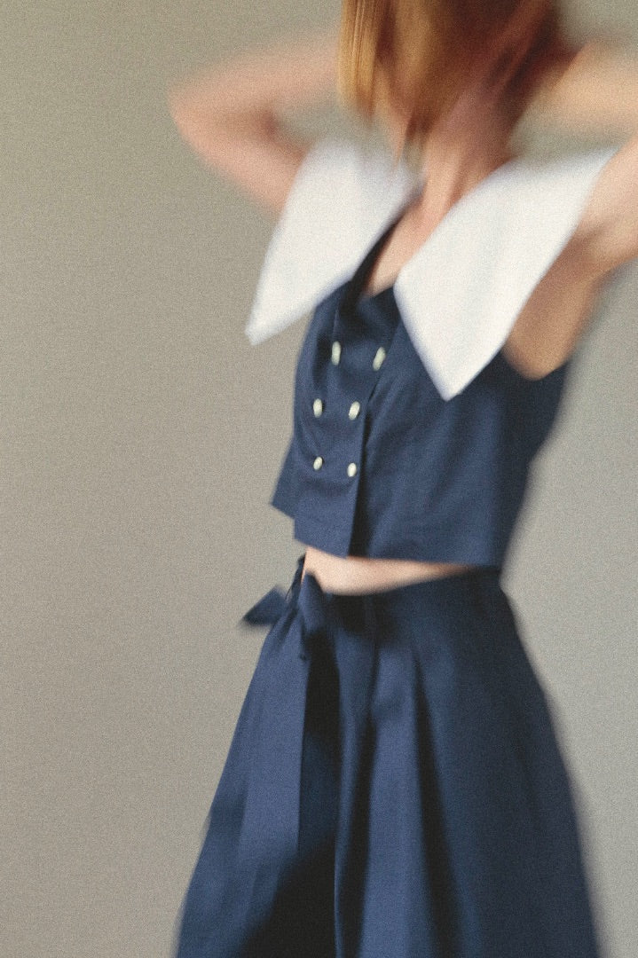 Blusa Laurea Marino