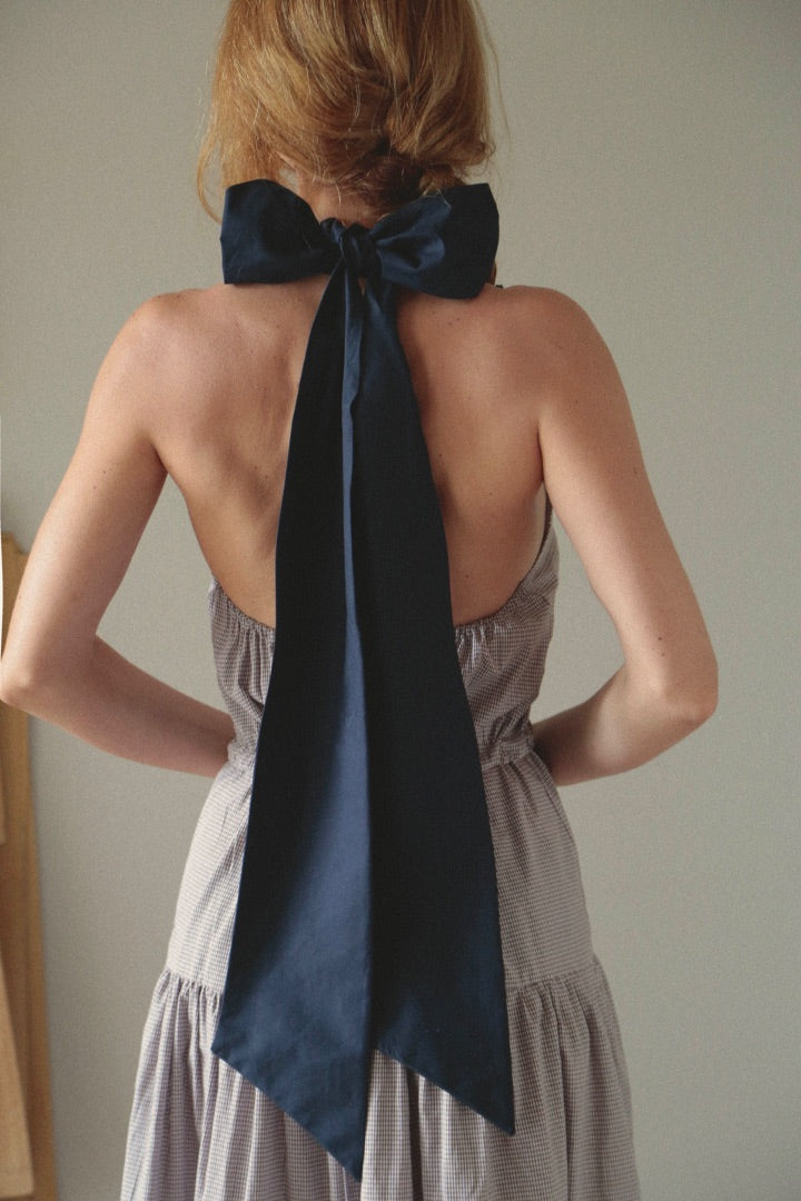 Vestido Avignon Vichy Marron / Marron