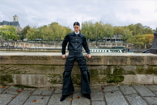 Jacket Raw Denim - Milagros Pereda