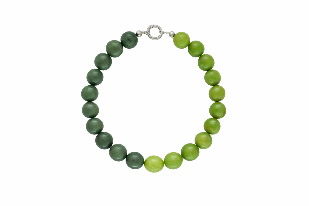 Origen Necklace Verde claro / Verde oscuro